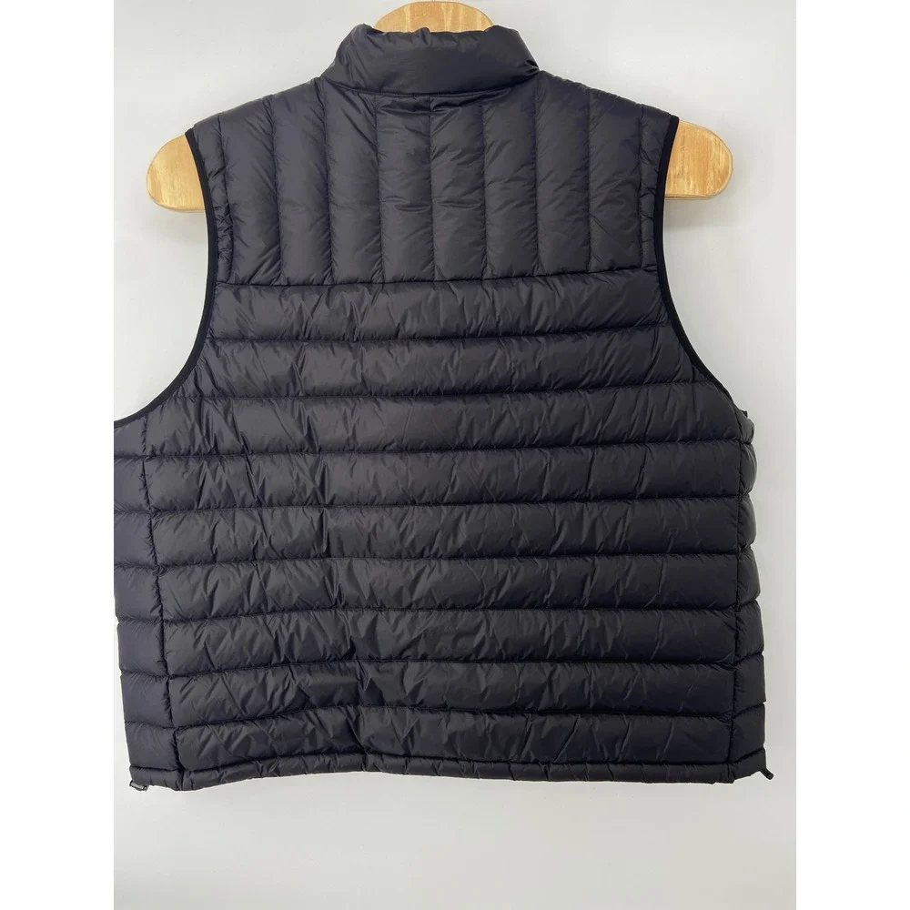 Solaris Down Puffer Vest Mens 3X Tall Black  Quilted Gorpcore Outdoor Packable